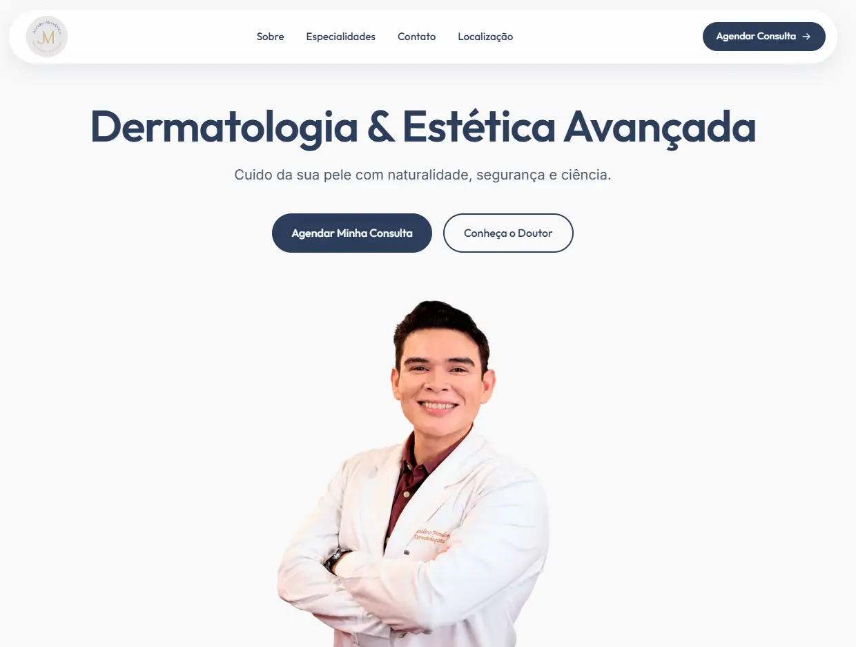 Site Dr. Juscelino Dermatologista